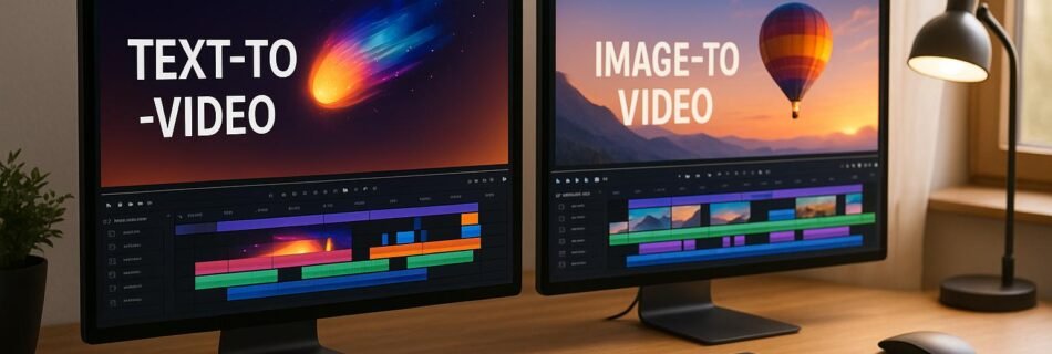 Text-to-Video vs. Image-to-Video: When to Use Each Approach for Best Results