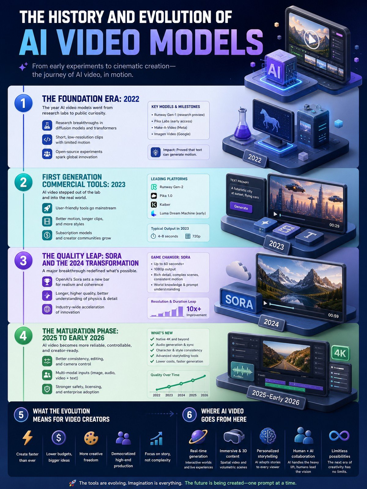 The History and Evolution of AI Video Models: A Complete Timeline
