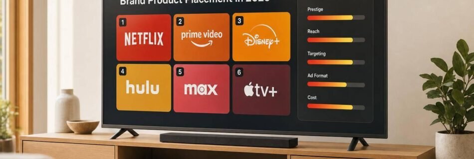 The Top 6 Streaming Platforms for Brand Product Placement in 2026